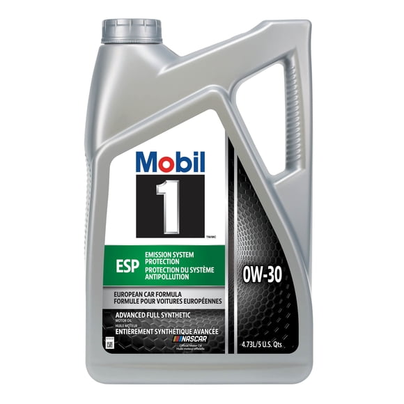 Mobil 1 ESP Full Synthetic Motor Oil 0W-30, 5 Quart