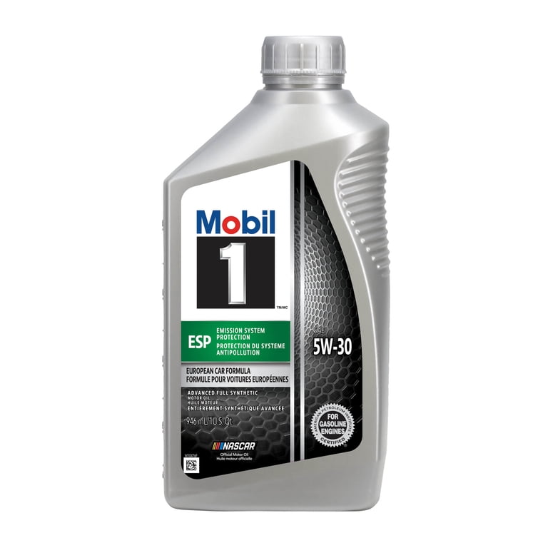 Mobil 1 ESP 5W-30 Full Synthetic Motor Oil for Diesel Cars with