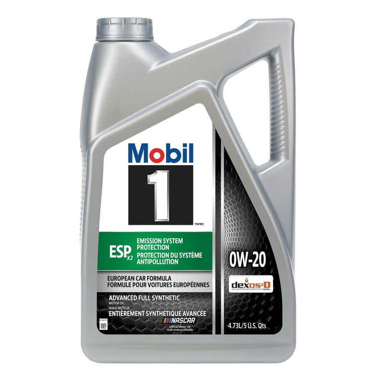 Mobil 1 ESP X2 Full Synthetic Motor Oil 0W-20, 5 Quart - Walmart.com Mobil 1 ESP X2 Full Synthetic Motor Oil 0W-20, 5 Quart - Walmart.com