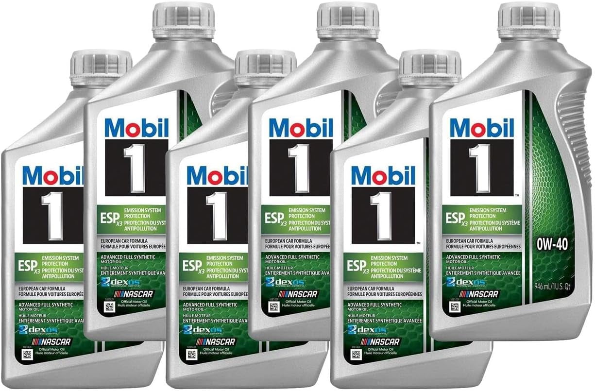 Mobil 1 MOB123875 Mobil 1 Oil ESP Formula 0W-40 Case 6 x 1 Quarts 