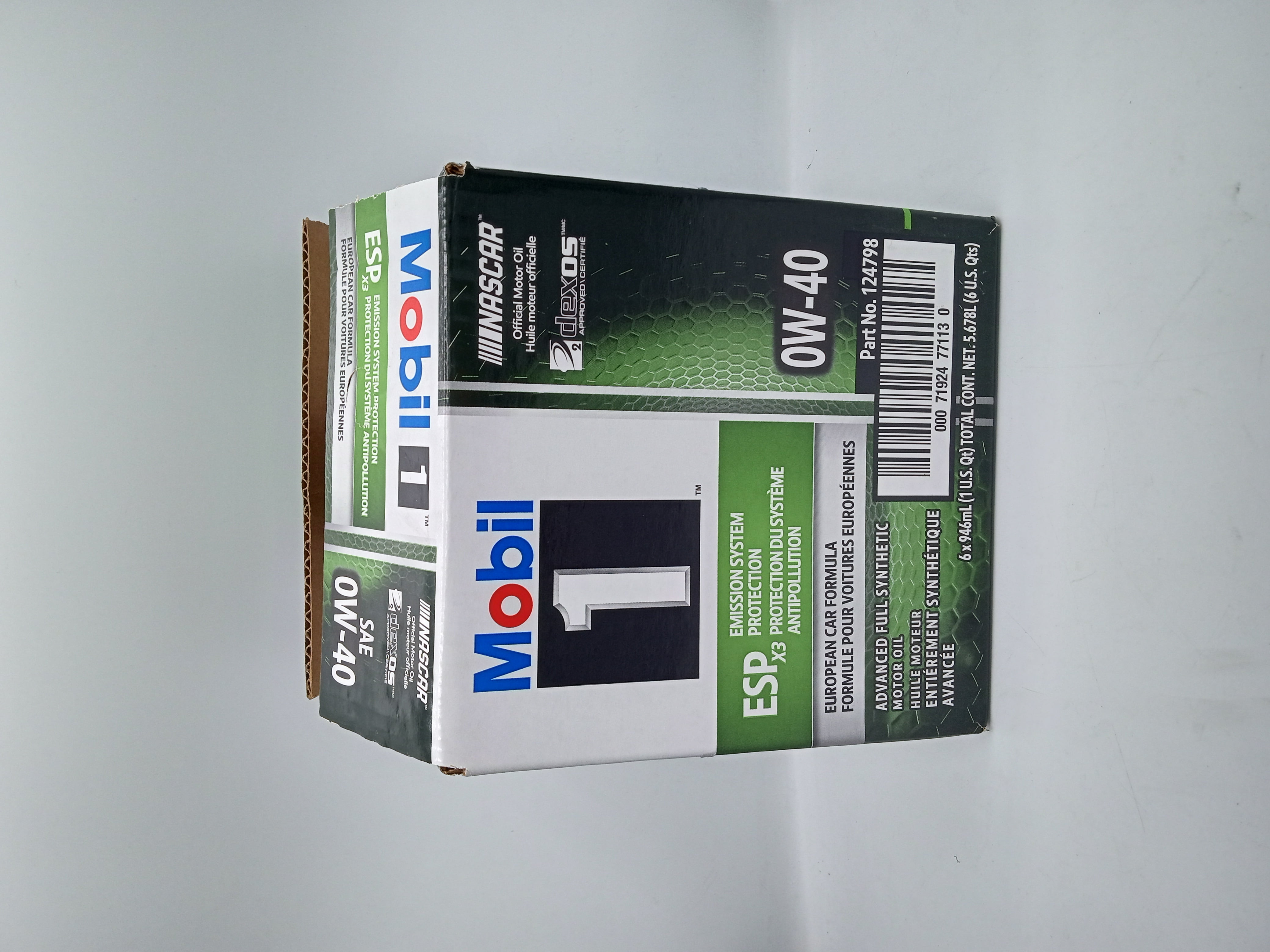 Mobil 1 ESP X3 Advanced Full Synthetic Engine Oil, 0W-40 (6 Mobil 1 ESP X3 Advanced Full Synthetic Engine Oil, 0W-40 (6