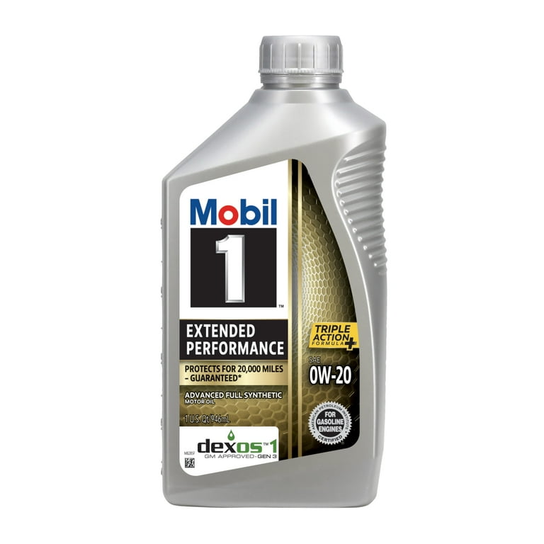 Mobil 1 Extended Performance Full Synthetic Motor Oil 0W-20
