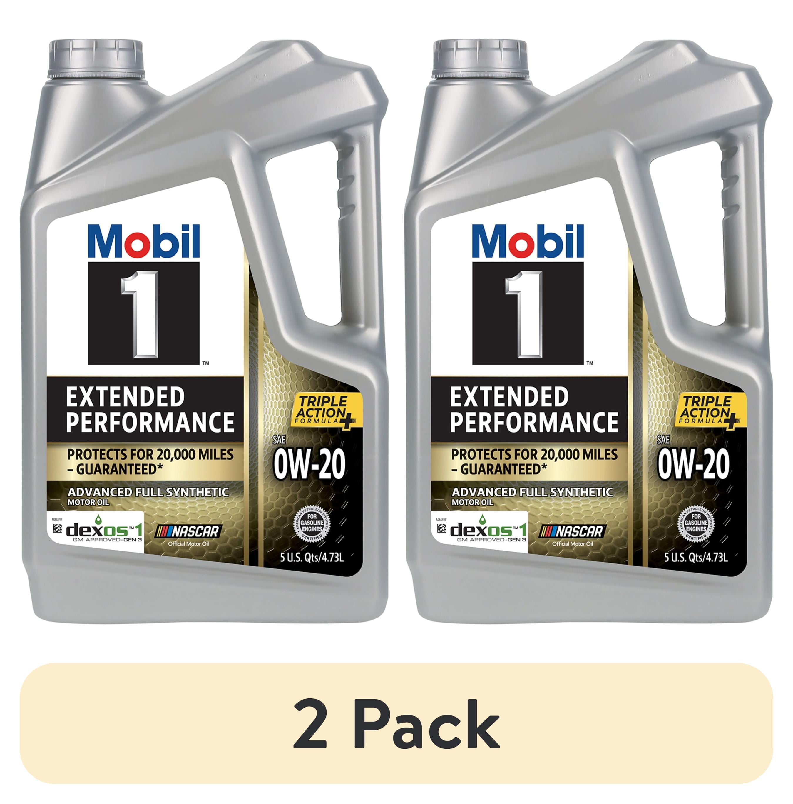 Mobil 1 Extended Performance Full Synthetic Motor Oil 0W-20, 1 Quart