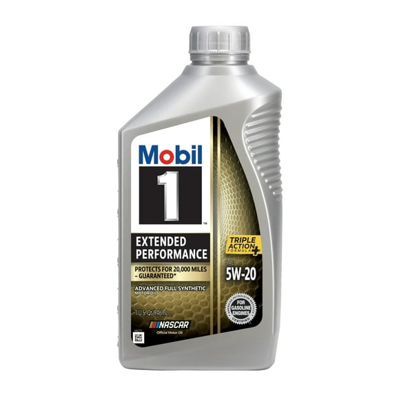 Mobil 1 Extended Performance Full Synthetic Motor Oil 5W-20, 1 Quart