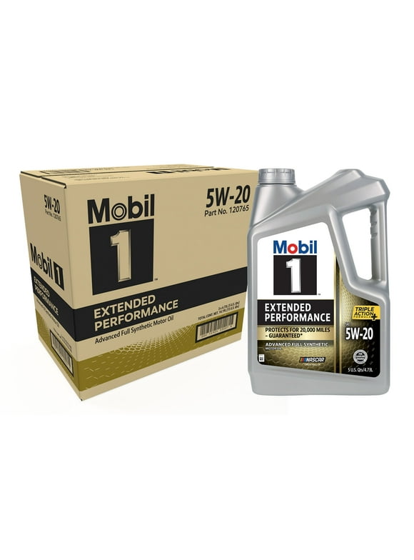 Mobil 1 Extended Performance Full Synthetic Motor Oil 5W-20, 5 Quart (3 Pack)