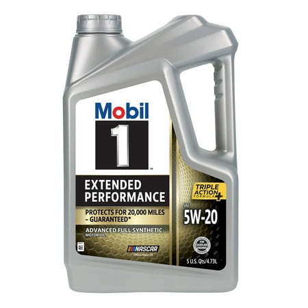 Mobil 1 Extended Performance Full Synthetic Motor Oil 5W-20, 5 Quart