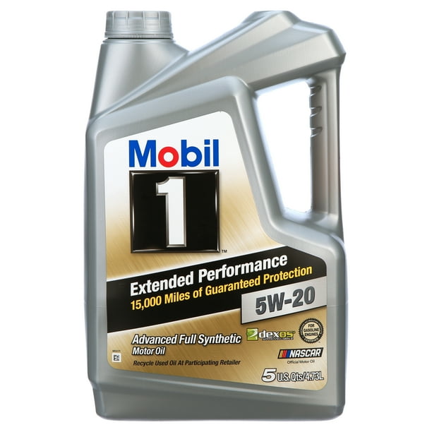 Mobil 1 Extended Performance Full Synthetic Motor Oil 5W20, 5 qt
