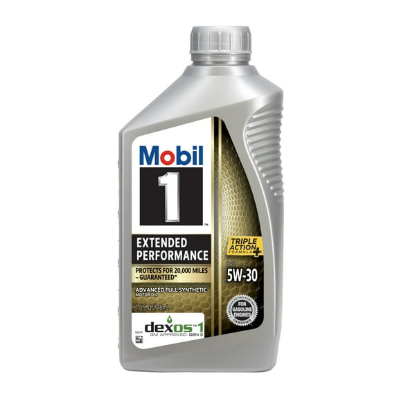 Mobil 1 Extended Performance Full Synthetic Motor Oil 5W-30, 1 Quart