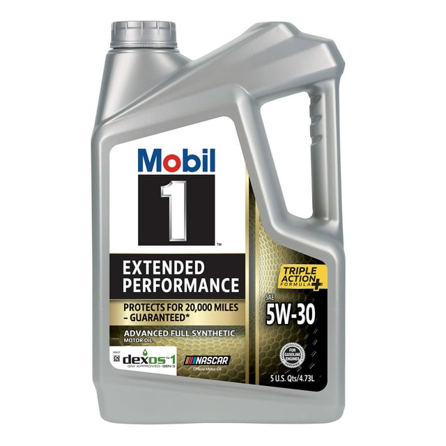 Mobil 1 Extended Performance Full Synthetic Motor Oil 5W-30, 5 Quart