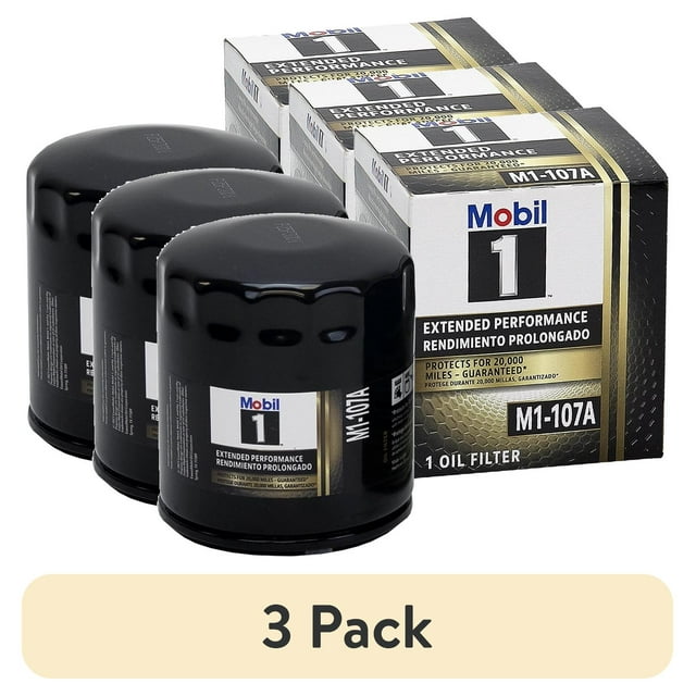 (3 pack) Mobil 1 Extended Performance M1107A Oil Filter