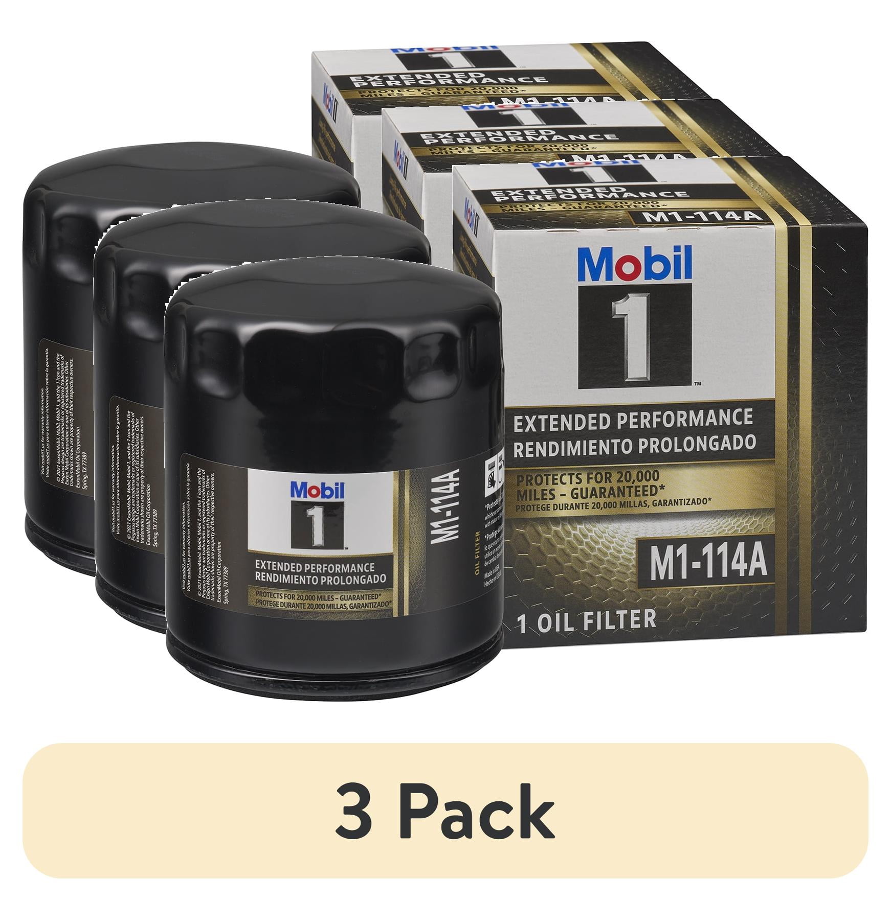 Mobil 1 Extended Performance Oil Filter 3 Pack Synthetic Durable Auto