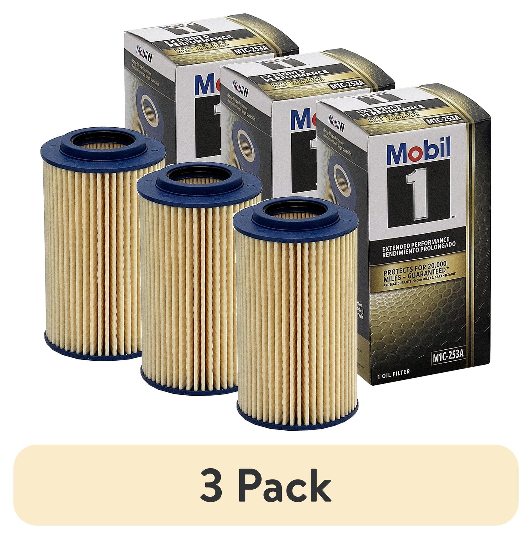 (3 pack) Mobil 1 Extended Performance M1C253A Oil Filter
