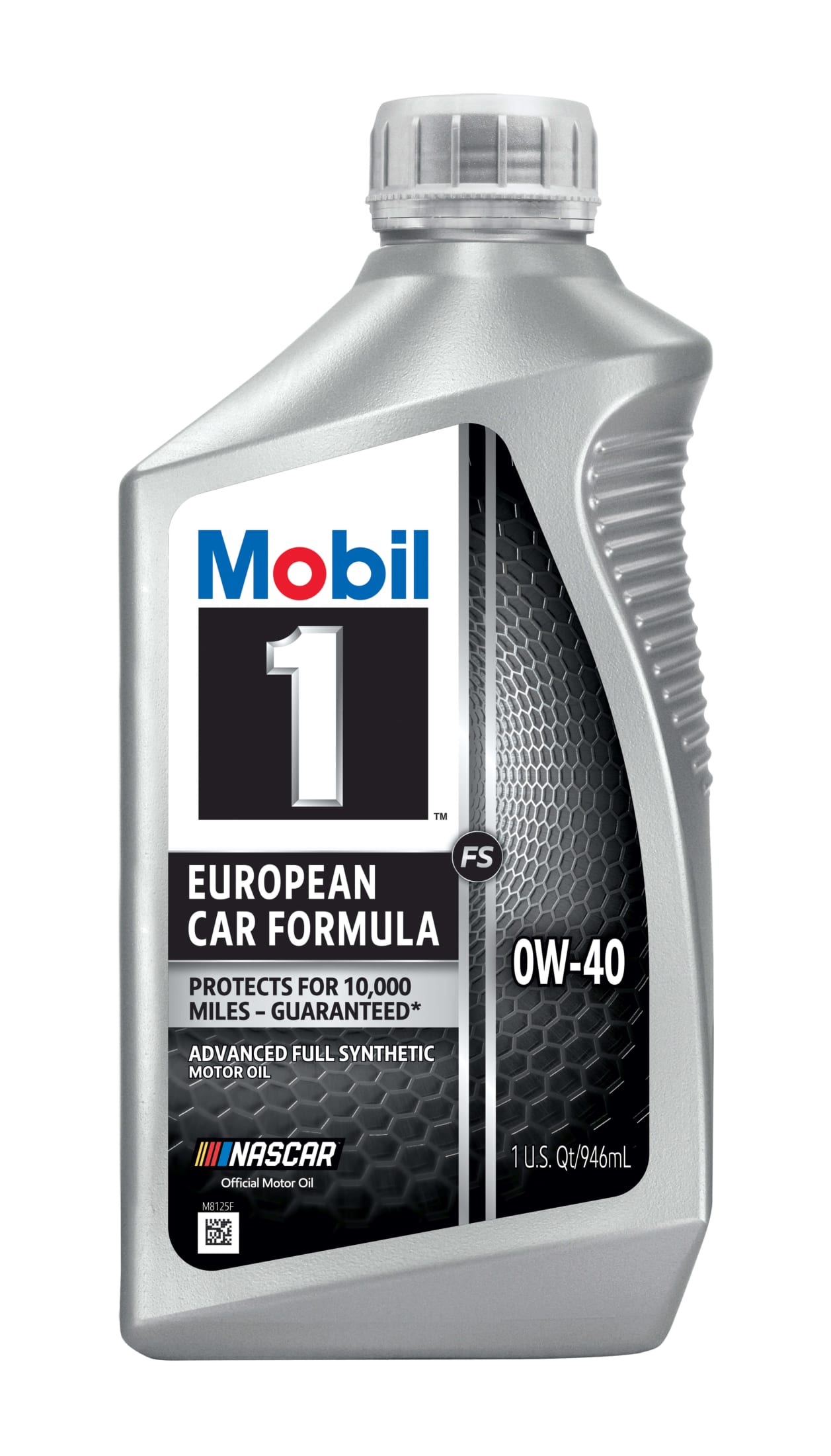 Mobil 1 FS European Car Formula Full Synthetic Motor Oil 0W-40, 1 Quart - image 1 of 8