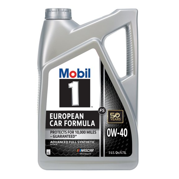Mobil 1 FS European Car Formula Full Synthetic Motor Oil 0W-40, 5 Quart