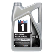 Mobil 1 FS European Car Formula Full Synthetic Motor Oil 0W-40, 5 Quart