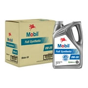 Mobil 1 Full Synthetic Motor Oil 0W-20, 5 qt pack3