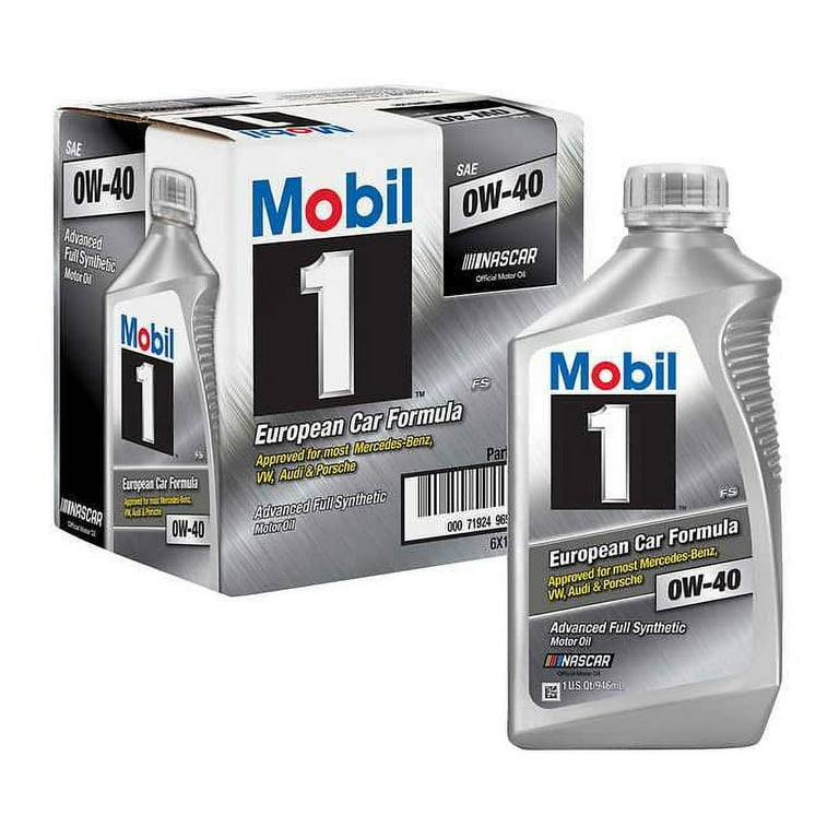 Mobil 1 0W-40 エンジンオイル Mobil 1 0W-40 Dexos Full Synthetic Oil Quart – Bakes Online
