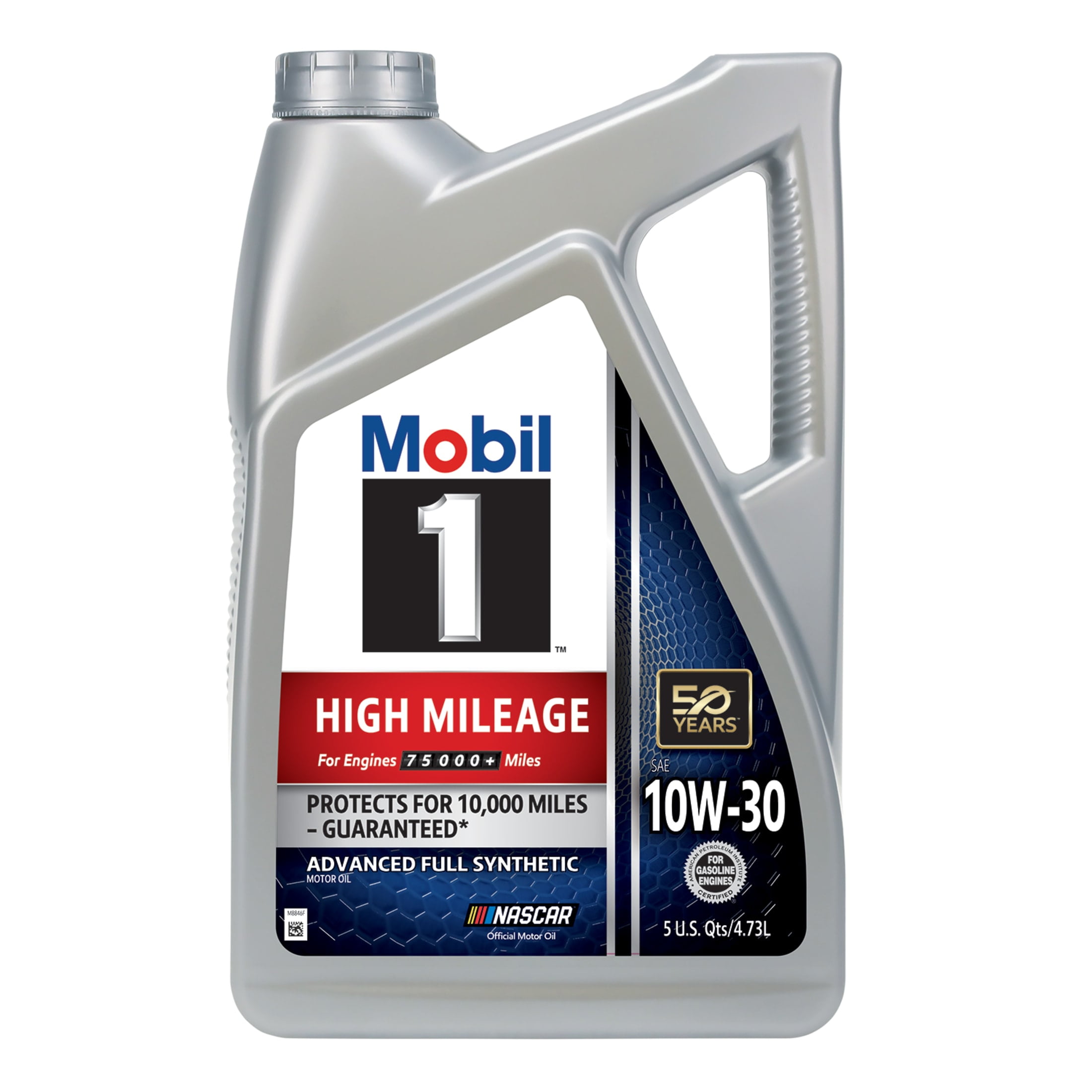 Mobil 1 10W30 High Mileage Oil 5 Qt Bottle Mobil 1 10W30 High Mileage Oil 5 Qt Bottle