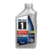 Mobil 1 High Mileage Full Synthetic Motor Oil 5W-30, 1 Quart