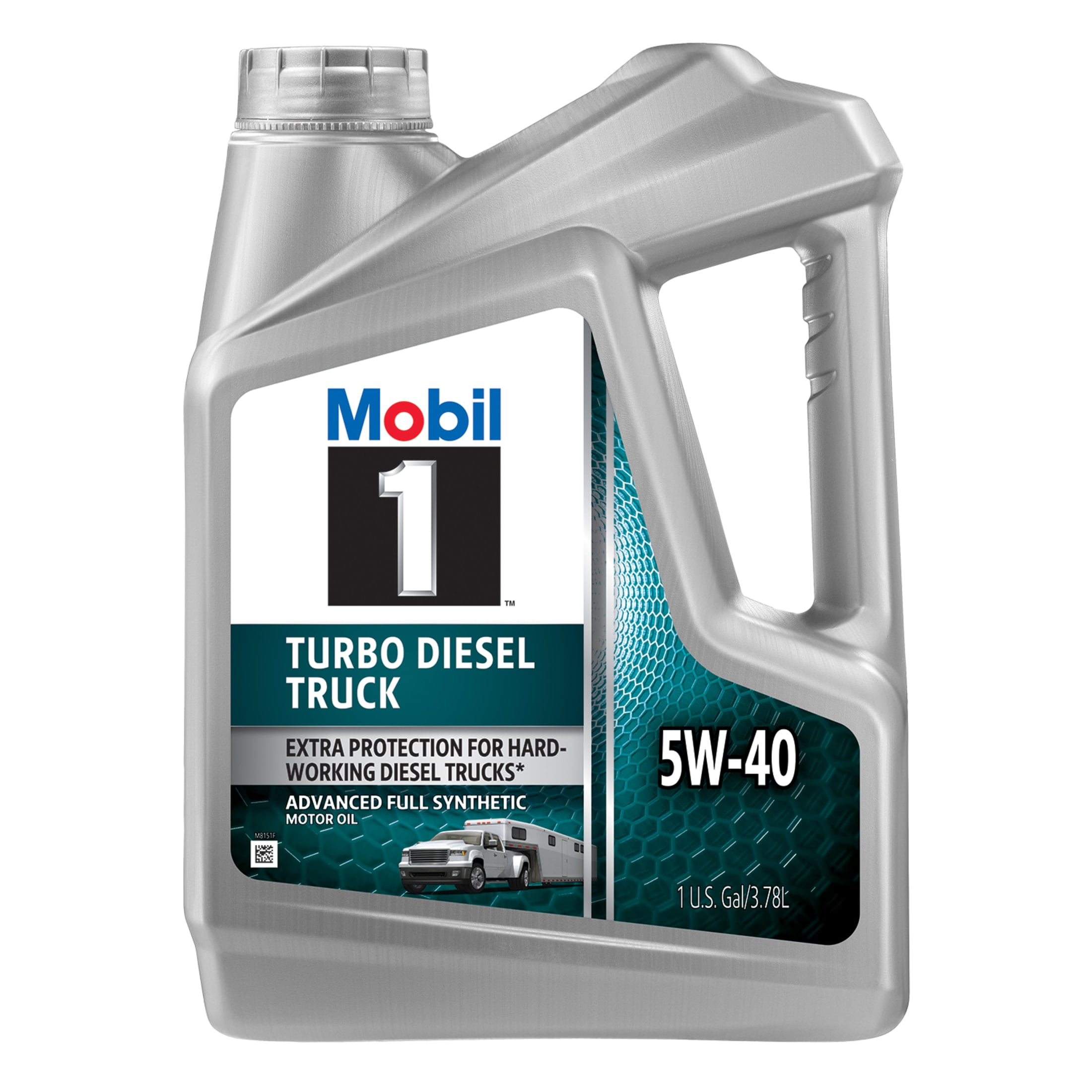 Mobil 1 5W-40 Turbo Diesel Truck Motor Oil - 1 Gallon