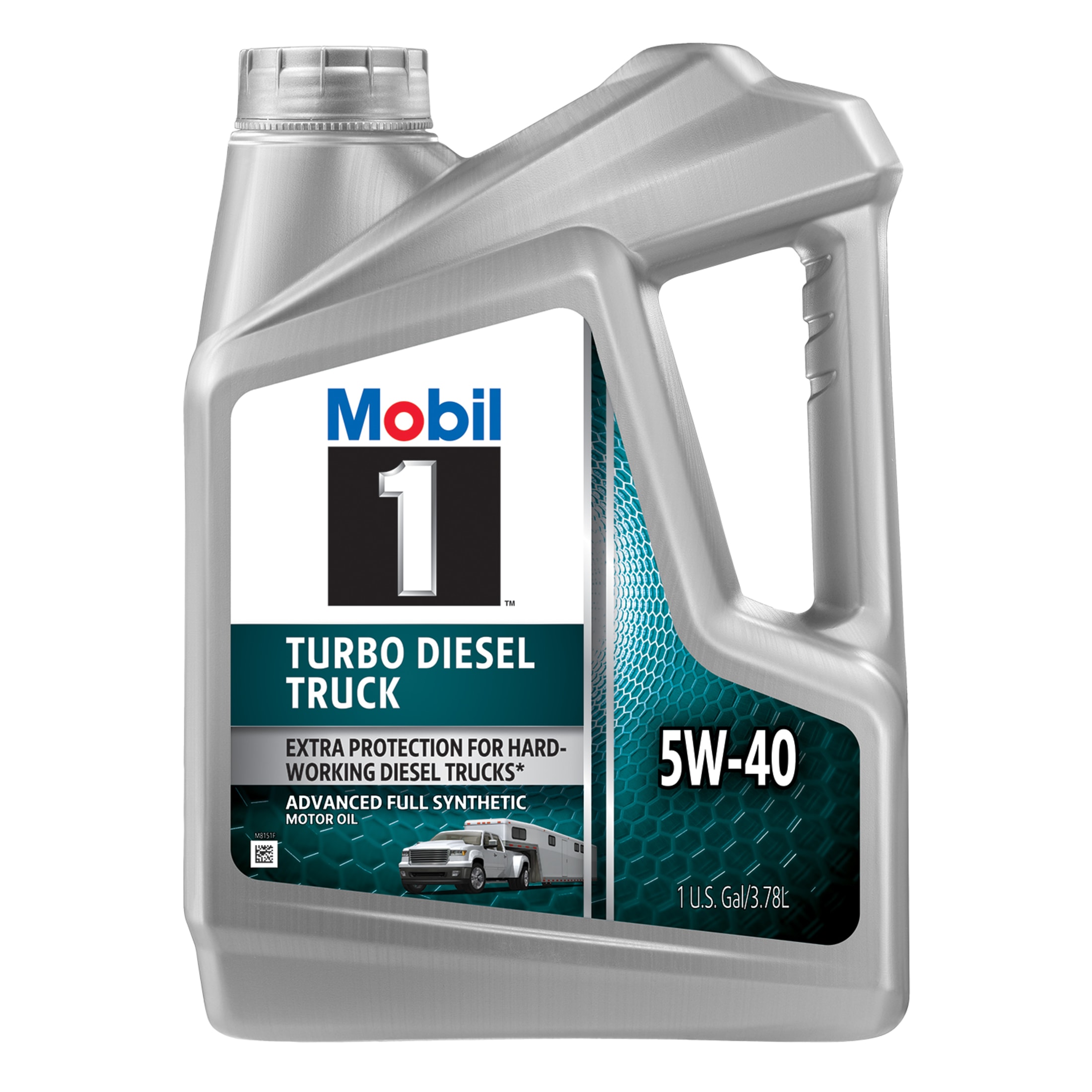 Mobil 1 Turbo Diesel Truck Full Synthetic Motor Oil 5W-40, 1 Gallon - image 1 of 8