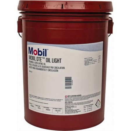 Mobil 5 Gal Pail Mineral Circulating Machine Oil ISO 32, SAE 10