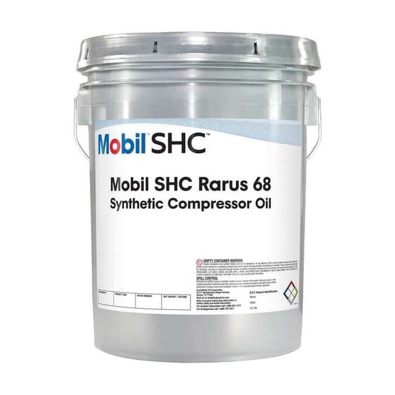 Mobil Compressor Oil,5 gal.,Pail,ISO VG 68 122000