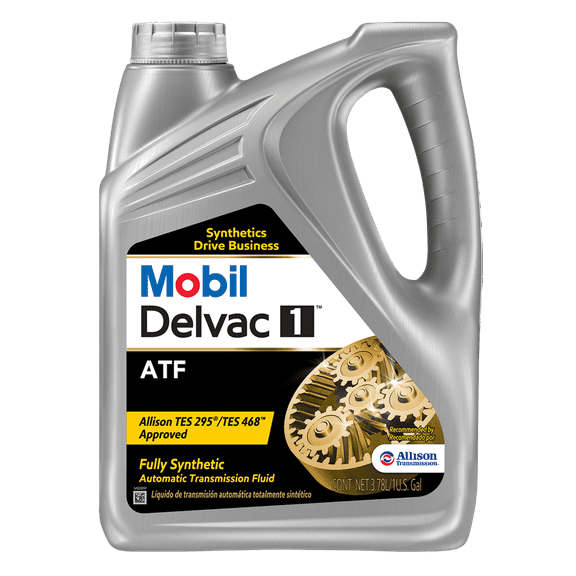 Mobil Delvac 1 Full Synthetic Automatic Transmission Fluid, 1 Gallon