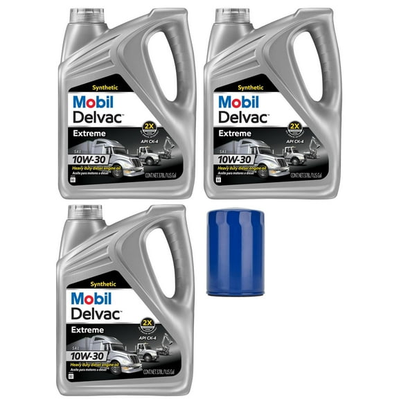 Mobil Delvac 10W-30/AC Delco Filter 6.6L Duramax Oil Change Kit