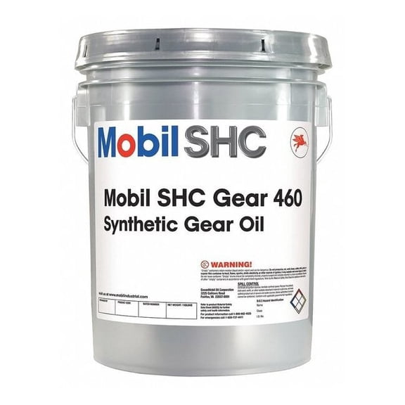 Mobil Gear Oil, 5 gal, Pail, Amber 121328