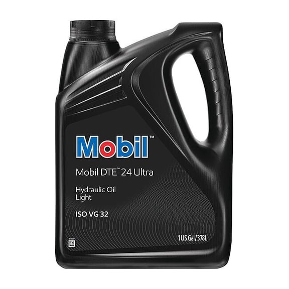 Mobil 1 gal Jug, Hydraulic Oil, 32 ISO Viscosity, Not Specified SAE, 4 PK 125363
