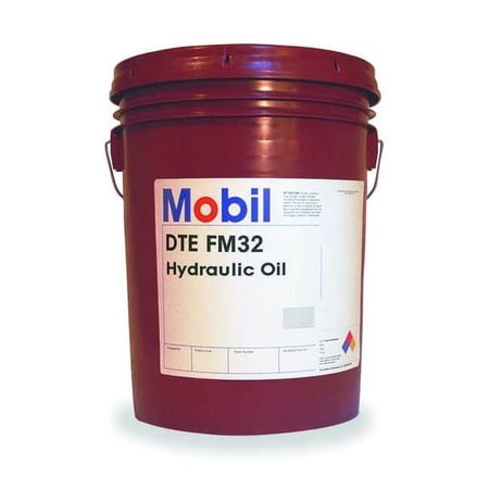 Hydraulic Machine Oil, DTE FM 32, H1 Food Hydraulic, SAE Grade 10, 5 gal Pail 105764