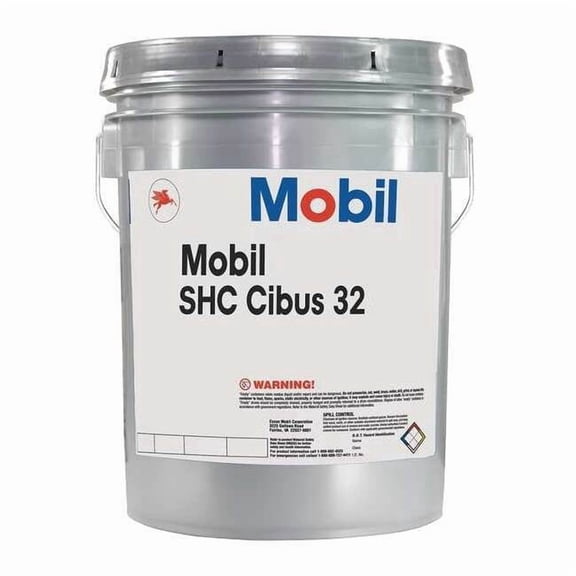 Mobil 5 gal Circulating Oil Pail 32 ISO Viscosity, 10 SAE, Amber 104093