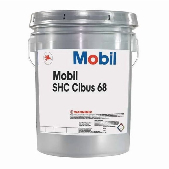 Mobil 5 gal Circulating Oil Pail 68 ISO Viscosity, 20 SAE, Amber 104095