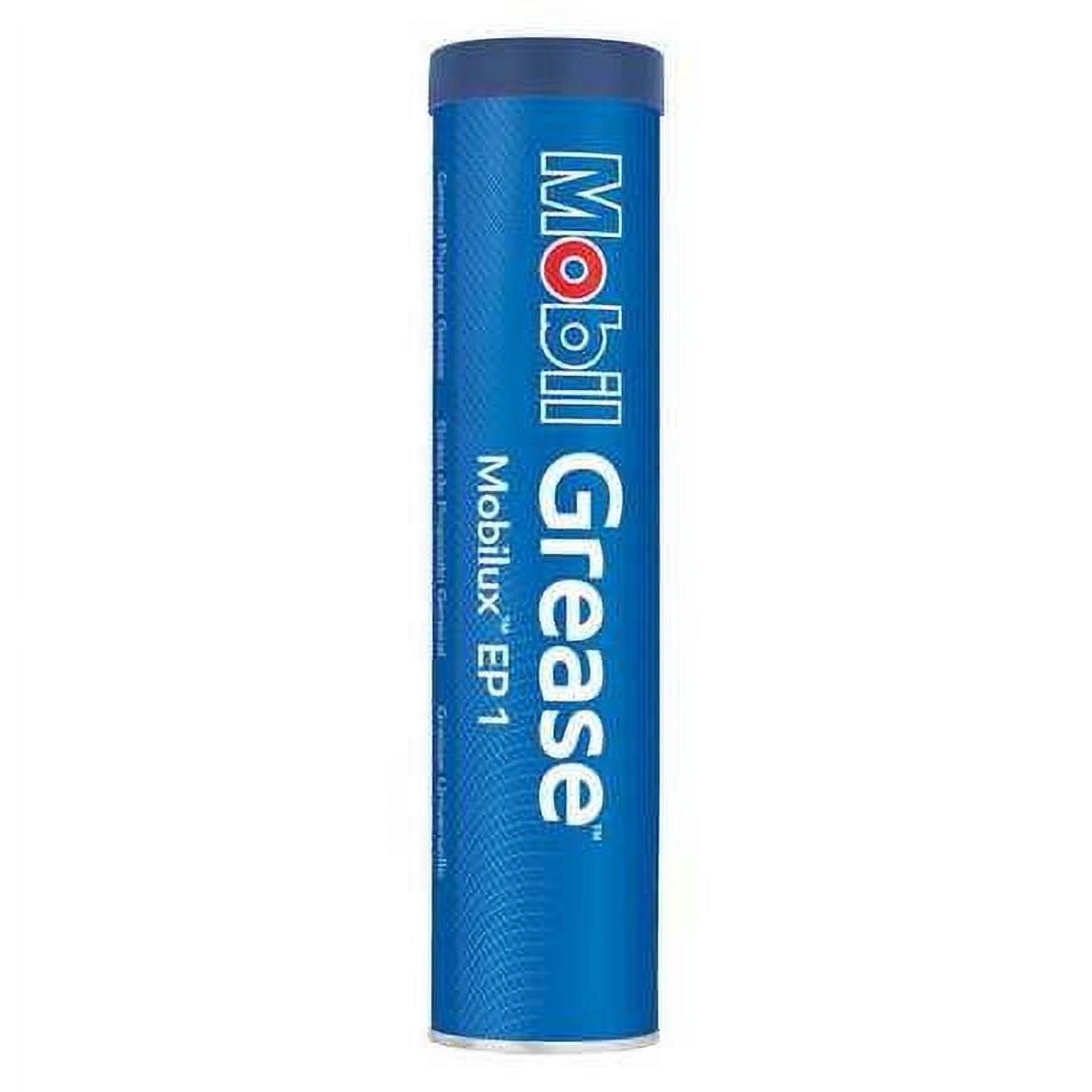 Mobil Mobilux EP 1 Extreme Pressure Grease Cartridge, 13.7 oz - Brown