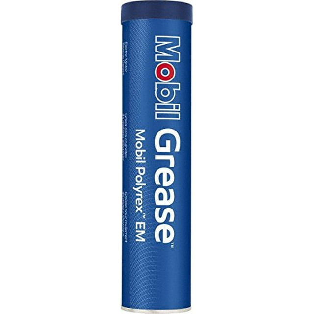 Mobil Polyrex EM, Motor Grease, 13.7 oz.