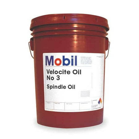 Mobil Spindle Oil,Amber,Mineral,5 gal. 103866
