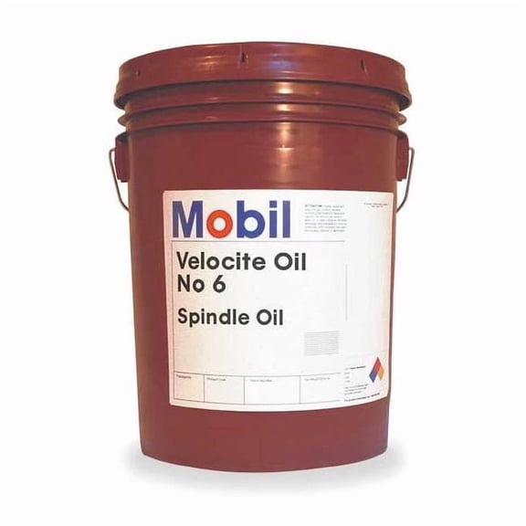 Mobil Spindle Oil,Amber,Mineral,5 gal. 105482