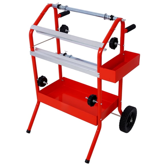 Mobile 18" Multi-Roll Masking Paper Machine with Storage Trays