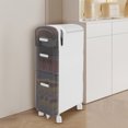 thumbnail image 1 of Mobile 3-Drawer Slim Bathroom Storage Cabinet, for Narrow Bathroom Storage, 1 of 17