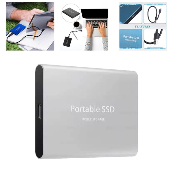 Mobile 64GB External USB Hard Drive, Slim Hard Disk, USB 3.1 Streamlined for PC, Laptop and Phones Data Backup