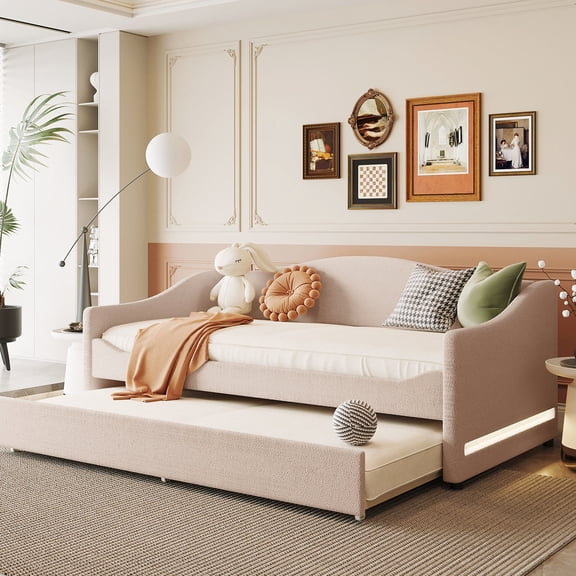 Mobile APP LED control, light-striped daybed - Gives you smart lighting experience