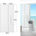 Mobile Air Conditioner Door Sealing Soft Cloth Home Screen Portable