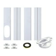 thumbnail image 1 of Mobile Air Conditioner Sliding Window Seal Sash Kit - 5.9" Diameter Exhaust Hose, Adjustable Length Up to 60", White, Universal Fit, 1 of 6