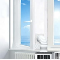 Mobile Air Conditioner Window Seal Kit, 400cm Universal Insulation Panel with Adhesive Tape, Prevents Hot Air & Rain Leaks for Energy Savings, for Portable Ac Units & Dryer Vents in Sliding