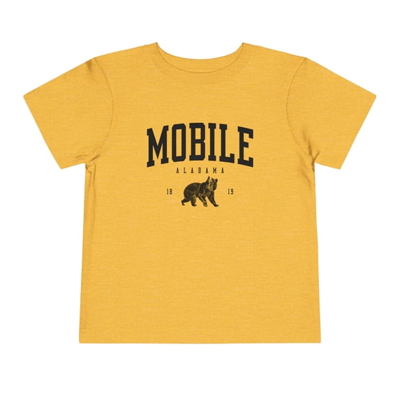 Mobile Alabama Toddler Shirt Gifts Boy Girl Size 2T-5T