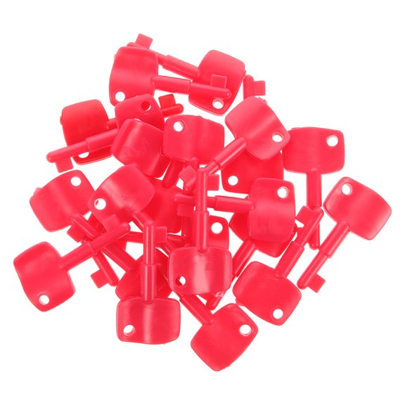 Mobile Alarm Button Reset Keys Replacement Fire Simple Multifunction Plastic Red 20 Pcs