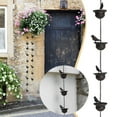 Mobile Birds On Cups Rain Chain For Outside Rain Chains For Gutters