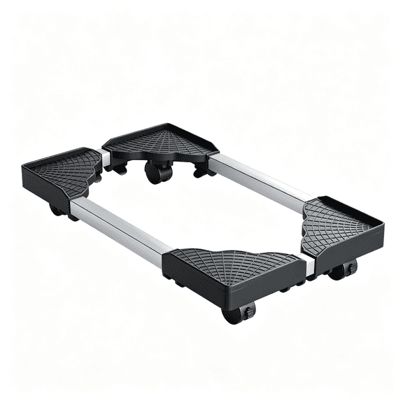 MRSXXNTY Mobile CPU Stand Adjustable Computer Tower Stand with 4 Caster Wheels Fits Most PC (Black)