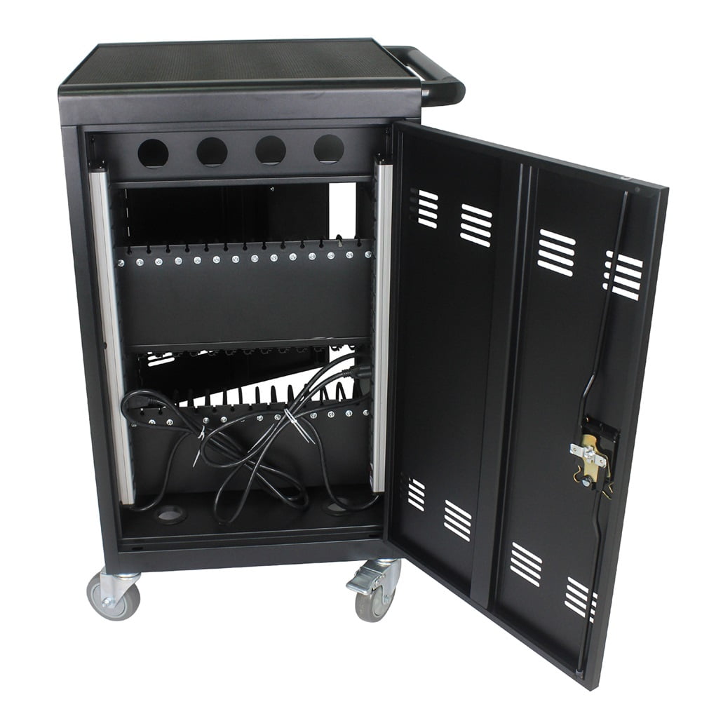 Mobile Charging Cart, 31+4 Devices Charging Cart with Lockable System